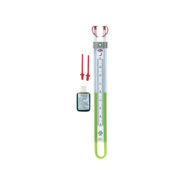 U-tube manometer, range 18-0-18" w.c.